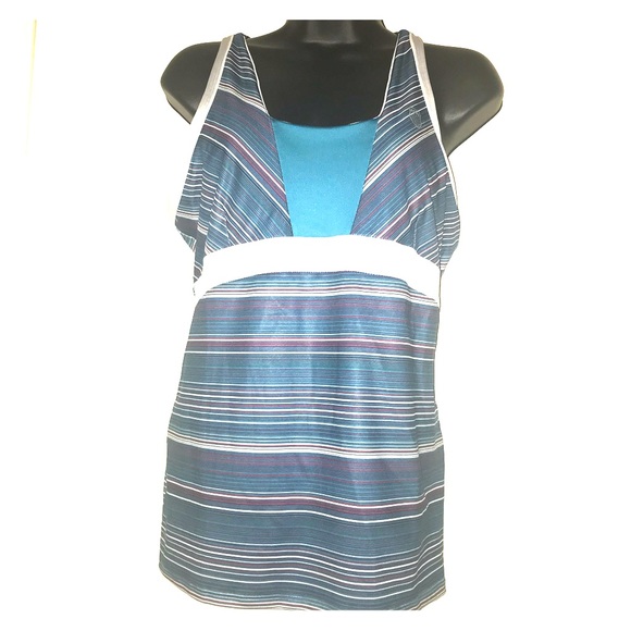 K-Swiss Tops - Blue/purple workout top by K-Swiss Size Large